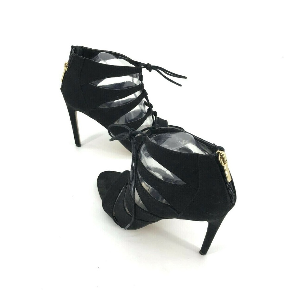 Madden Girl Raceyyy Open Toe Lace Up Heels Size 9M - Picture 4 of 8